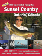 Ontario's Sunset Country Travel Guide and Map
