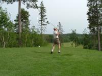 Golfing in the midst of the Canadian wilderness