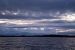 ominous looking sky line over Lake of the Woods